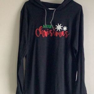 Long sleeve hooded jersey